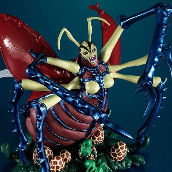Megahouse Yu-Gi-Oh! Insect Queen Monster Chronicle Statue Figure Collectible-New - Picture 7 of 7